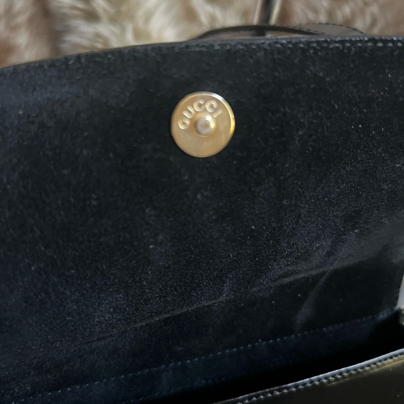 Gucci Vintage Patent Bamboo Shoulder Bag - Picture 7 of 13